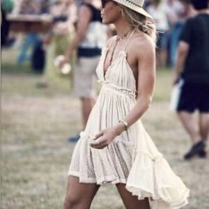 Free People 100 Degree Fahrenheit Dress in GRAY